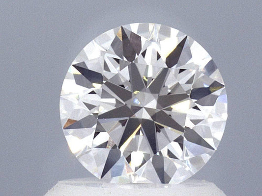 1.02 Carat Round Brilliant Lab Created Diamond Ring - Shape of Brilliant