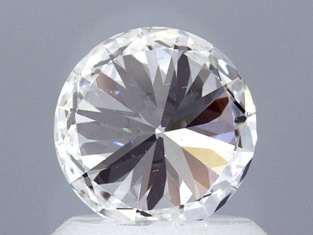 1.06 Carat Round Brilliant Lab Diamond Solitaire Engagement Ring - Shape of Brilliant