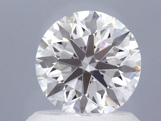 1.09 Carat Round Brilliant Lab Created Diamond Ring - Shape of Brilliant