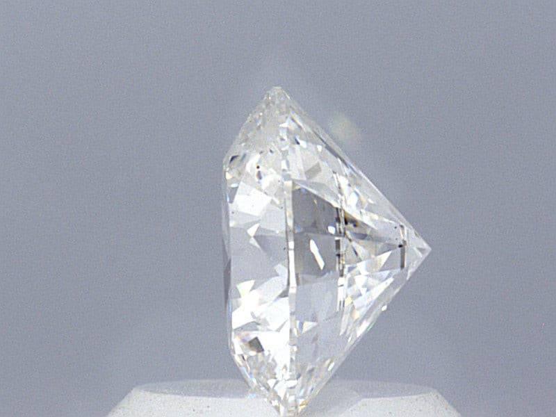 1.09 Carat Round Brilliant Lab Created Diamond Solitaire Ring - Shape of Brilliant