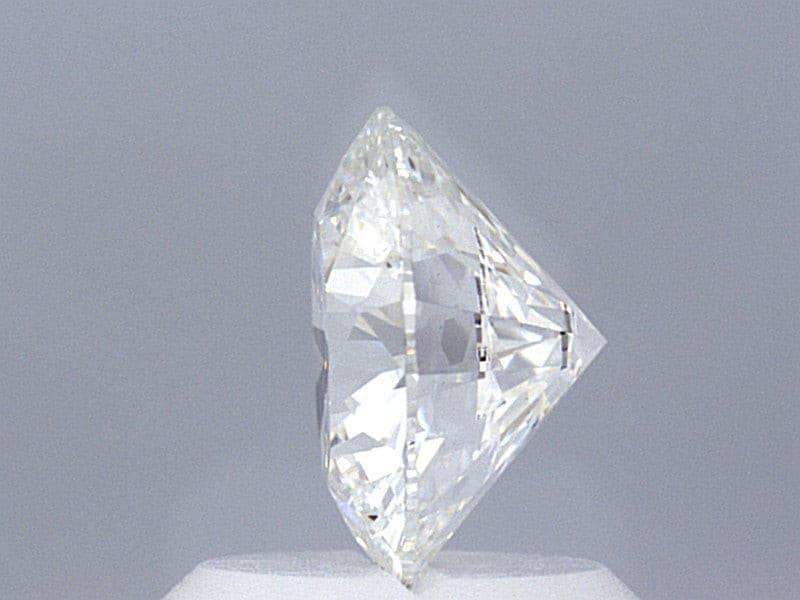 1.26 Carat Round Lab Created Diamond Ring - Shape of Brilliant