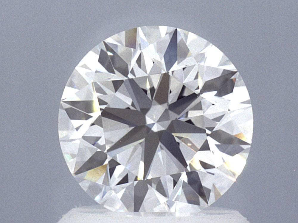 1.31 Carat Lab Created Round Brilliant Diamond Engagement Ring - Shape of Brilliant