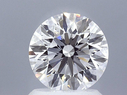 1.59 Carat Round Brilliant Lab Created Diamond Solitaire Ring - Shape of Brilliant