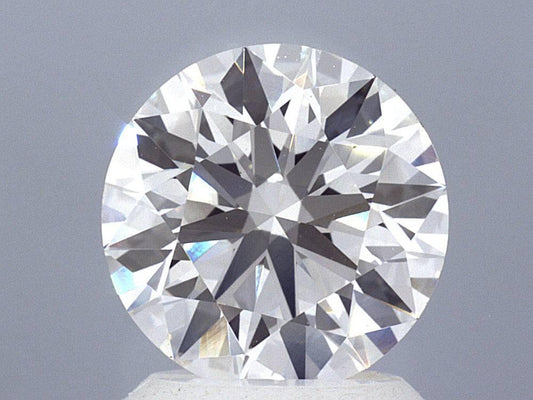 2.01 Carat Round Brilliant Lab Grown Diamond Ring - Shape of Brilliant