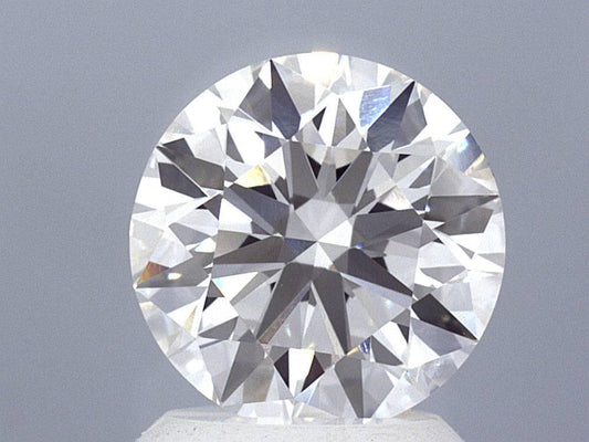 2.02 Carat Round Brilliant Lab Created Diamond Ring - Shape of Brilliant