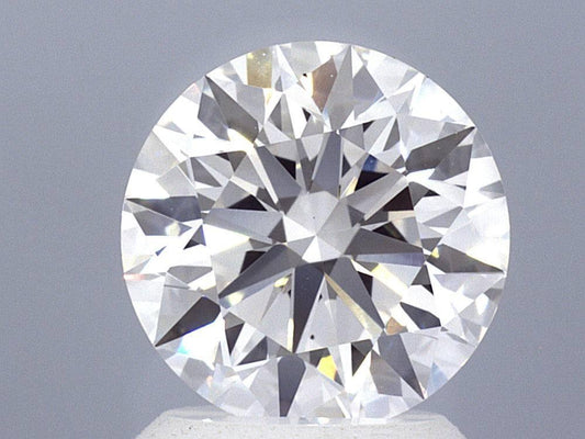 2.11 Carat Round Brilliant Lab Created Diamond Ring - Shape of Brilliant