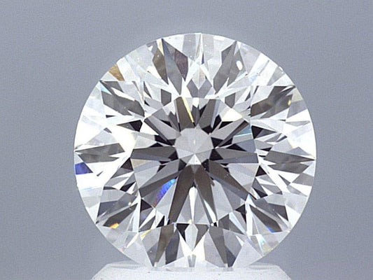 2.15 Carat Round Lab Grown Diamond Ring - Shape of Brilliant