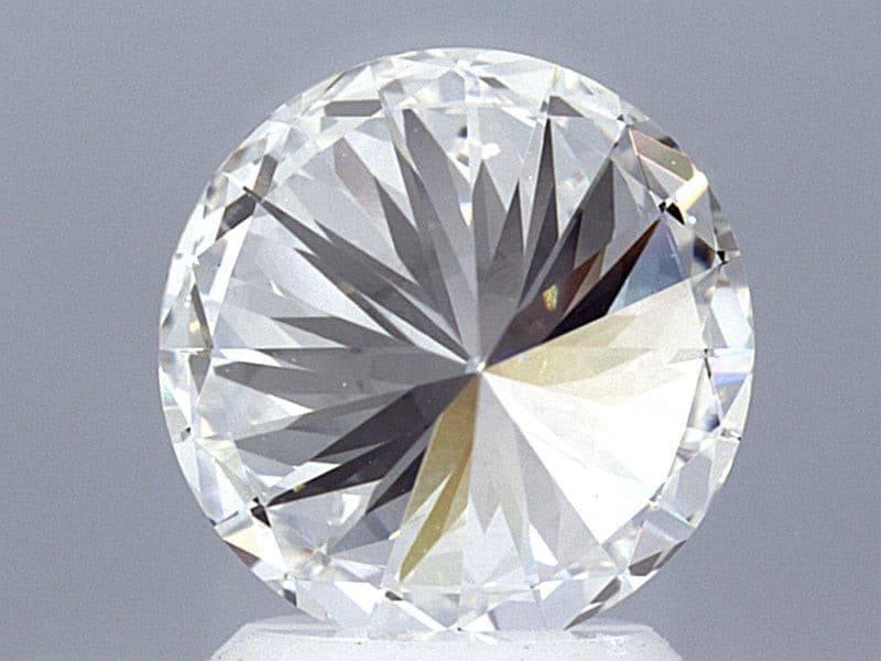 2.5 Carat Lab Created Diamond Engagement Ring - Shape of Brilliant