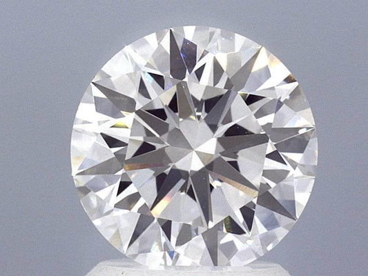 2 Carat Round Brilliant Lab Created Diamond Ring - Shape of Brilliant