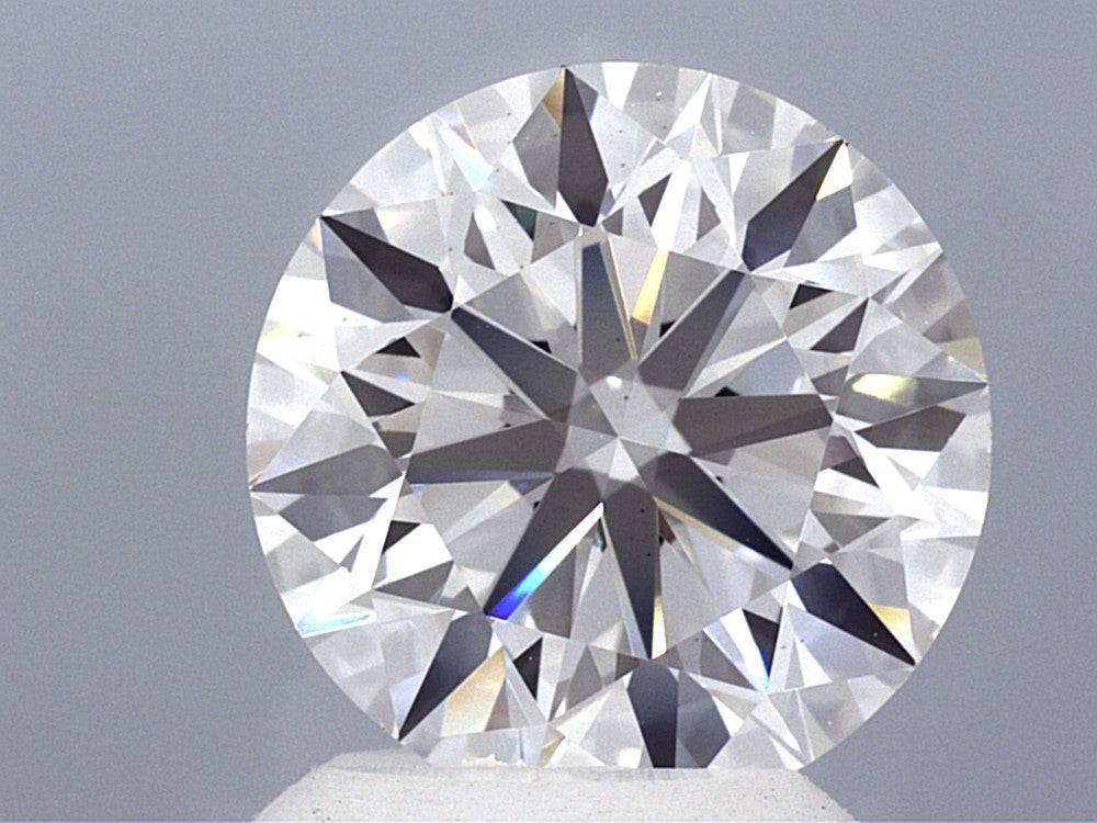 3.01 Carat Ideal Round Brilliant Lab Diamond Engagement Ring - Shape of Brilliant