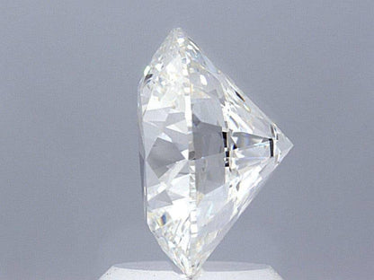 3.02 Carat Round Lab Grown Diamond Ring - Shape of Brilliant