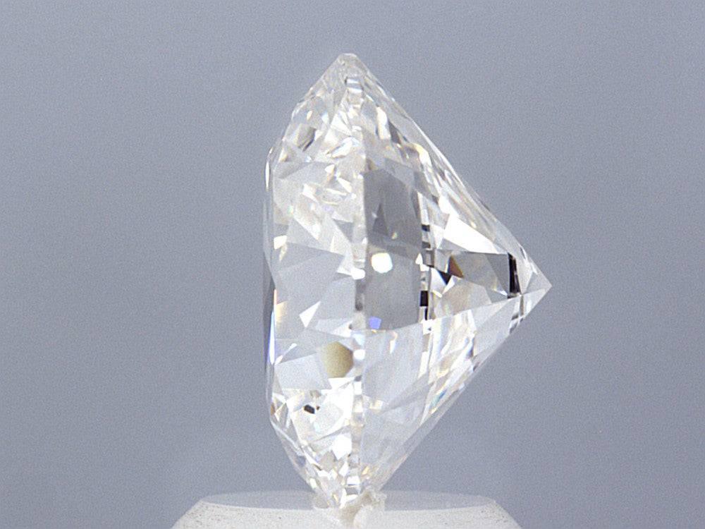 3.07 Carat Round Brilliant Lab Created Diamond Ring - Shape of Brilliant