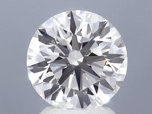 3.07 Carat Round Brilliant Lab Grown Diamond Ring - Shape of Brilliant