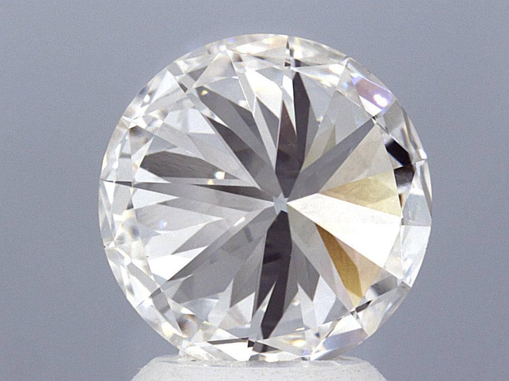 3.07 Carat Round Brilliant Lab Grown Diamond Ring - Shape of Brilliant