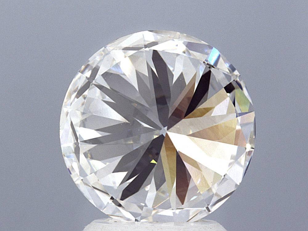 3.08 Carat Round Brilliant Lab Grown Diamond Ring - Shape of Brilliant