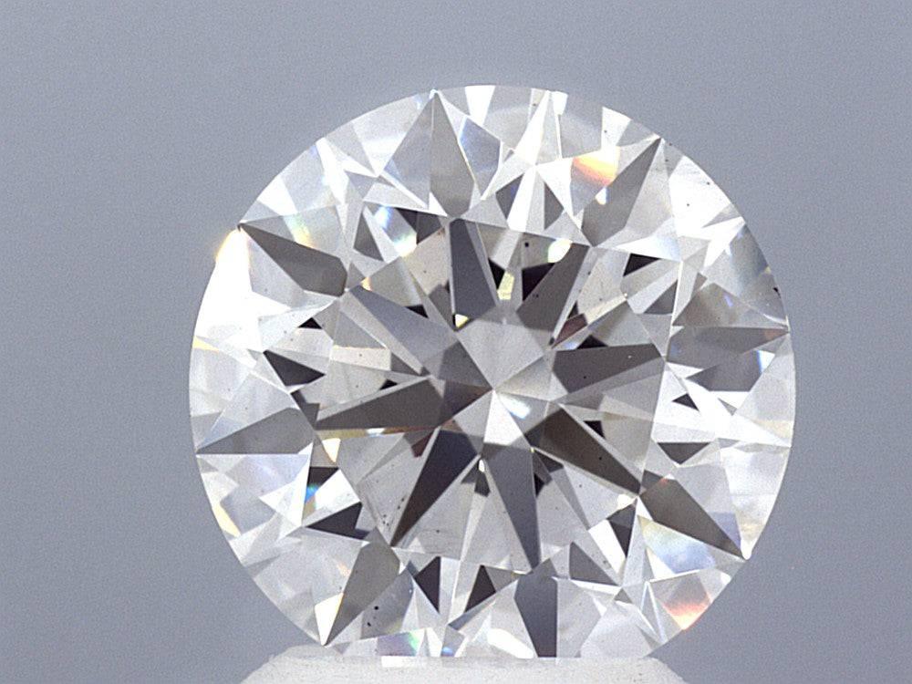 3.09 Carat Ideal Round Brilliant Lab Diamond Solitaire Engagement Ring - Shape of Brilliant