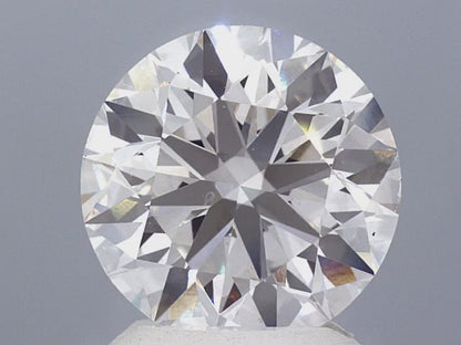 3.01 Carat Round Brilliant Lab Created Diamond